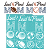 Mother's Day Self-Adhesive Silk Screen Printing Stencil DIY-WH0338-320-1