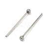 Tarnish Resistant 304 Stainless Steel Ball Head pins STAS-M010-18mm-01-3