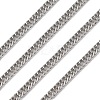 Iron Flat Double Link Chains CH-ZX009-5x3.5mm-P-1