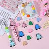 14Pcs 7 Style Hoodie & Sweater Shape Silicone Focal Beads SIL-SZ0001-27-4