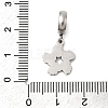 304 Stainless Steel Colorful Enamel European Dangle Charms STAS-D153-01B-P-3
