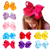 Grosgrain Bowknot Alligator Hair Clips OHAR-Q096-M-1