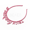 Plastic Hair Bands OHAR-T003-15-3
