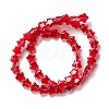 Transparent Glass Beads Strand GLAA-F112-02C-3