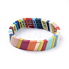 Tile Elastic Bracelets BJEW-K004-06-2
