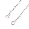 Brass Cable Chain Necklace Making NJEW-D302-80P-2