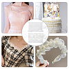 5 Yards Satin Chiffon Double Ruffled Lace Trim OCOR-FG0001-70-6