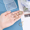 4Pcs 4 Styles 304 Stainless Steel Finger Ring Components DIY-BBC0003-14-3