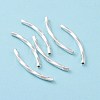 925 Sterling Silver Tube Beads STER-D035-13S-2