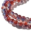 Crackle Glass Beads Strands CCG-C002-6mm-11-3