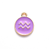 Alloy Enamel Pendants ENAM-S124-01B-01J-2