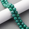 Natural Green Onyx Agate(Dyed & Heated) Beads Strands G-K393-A03-8mm-1
