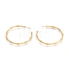 Semicircular Brass Stud Earrings EJEW-E196-15MG-2