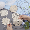 Cup Mat Cotton Coaster AJEW-GF0002-11-4
