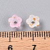 Frosted Transparent Acrylic Beads OACR-N137-72B-4