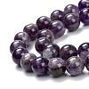 Natural Chevron Amethyst Beads Strands G-S030-7.5mm-2