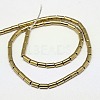 Electroplate Non-magnetic Synthetic Hematite Beads Strands G-J162-C-01-2