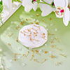 50Pcs Brass Earring Settings KK-TA0008-38C-5