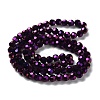 Electroplate Glass Bead Strands EGLA-R042-6mm-02-4