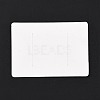 Rectangle Paper Hair Clip Display Cards DIY-B061-02E-3