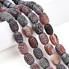 Natural Weathered Agate Beads Strands G-N344-42B-1