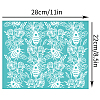 Self-Adhesive Silk Screen Printing Stencil DIY-WH0338-259-2