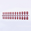 Solid Colors Matte Plastic False Nails Full Cover Fake Nails Tips MRMJ-T031-15-02-1