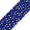 Electroplate Glass Beads Strands EGLA-A044-P2mm-A07-1