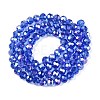Electroplate Glass Beads Strands LS-EGLA-A044-T6mm-B31-3