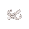 316 Stainless Steel Micro Pave Cubic Zirconia Pendants STAS-K284-01A-P-2