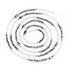 Glass Beaded Adjustable Waist Chains for Women AJEW-TA0005-78B-1