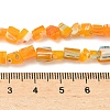 Handmade Millefiori Lampwork Beads Strands LAMP-P070-02A-01-4