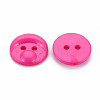2-Hole Plastic Buttons BUTT-N018-009-2