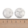 Natural Howlite Cabochons G-H1596-FR-25mm-28-3