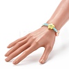 Plastic & Acrylic Beaded Stretch Bracelets for Kids BJEW-JB06222-4
