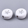Opaque Acrylic Beads PACR-N006-006A-01B-3
