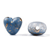 Transparent Frosted Spray Painted Acrylic Beads X1-FACR-TAC0004-02E-2