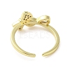 Rack Plating Brass Micro Pave Cubic Zirconia Finger Ring RJEW-C072-33E-G-3