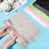 Gorgecraft 6Pcs 6 Colors Faux Fur Squares Fabric DIY-GF0009-27-3