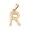 304 Stainless Steel Pendants STAS-F235-01G-R-1