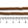Electroplated Synthetic Non-magnetic Hematite Beads Strands G-P545-A01-01H-4