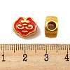 CCB Plastic European Beads CCB-P015-07G-01-3
