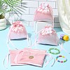 Satin Cloth Drawstring Pouches with Flower ST-CJ0048-001C-6