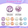 Crackle Transparent Glass Beads Strands GLAA-YW0005-73A-3