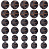 90Pcs 3 Styles Plastic Buttons BUTT-CY0001-10B-1