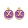 Golden Plated Alloy Enamel Charms LS-ENAM-Q437-12X-1