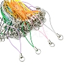 100Pcs Polyester Cord Mobile Straps MOBA-FS0001-02H-6