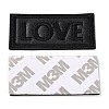 Computerized Embroidery Imitation Leather Self Adhesive Patches DIY-G031-01C-2