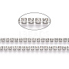 Iron Rhinestone Strass Chains CH-YW0003-01B-NF-4