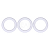 3Pcs Ring Silicone Focal Beads JX895B-01-1